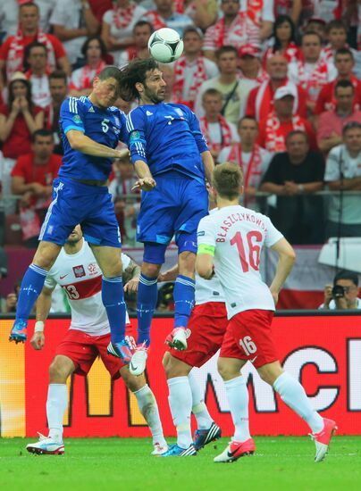 EURO 2012 match between Poland and Greece