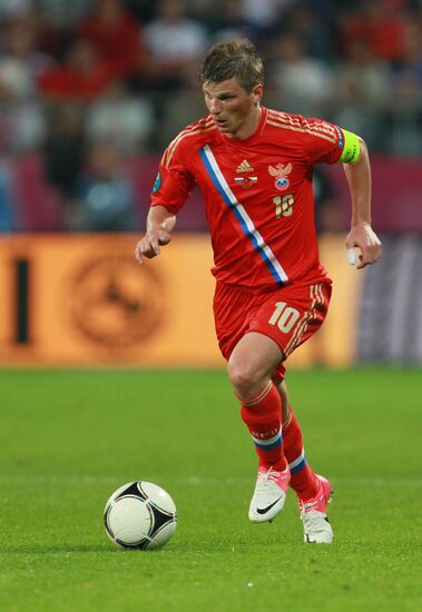 Broadcast of EURO 2012 match between Russia and Czech Republic