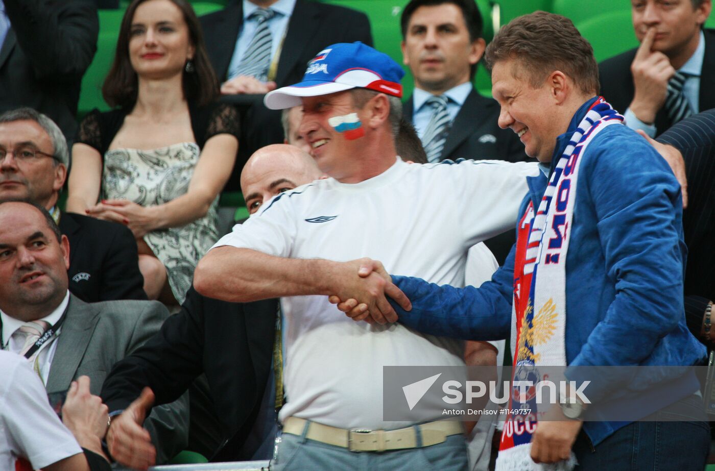 Football Euro 2012. Russia vs. Czech Republic