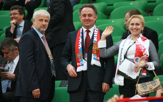 EURO 2012 match between Russia and Czech Republic