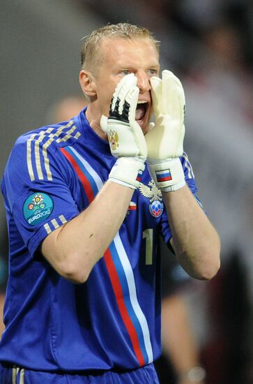 Broadcast of EURO 2012 match between Russia and Czech Republic