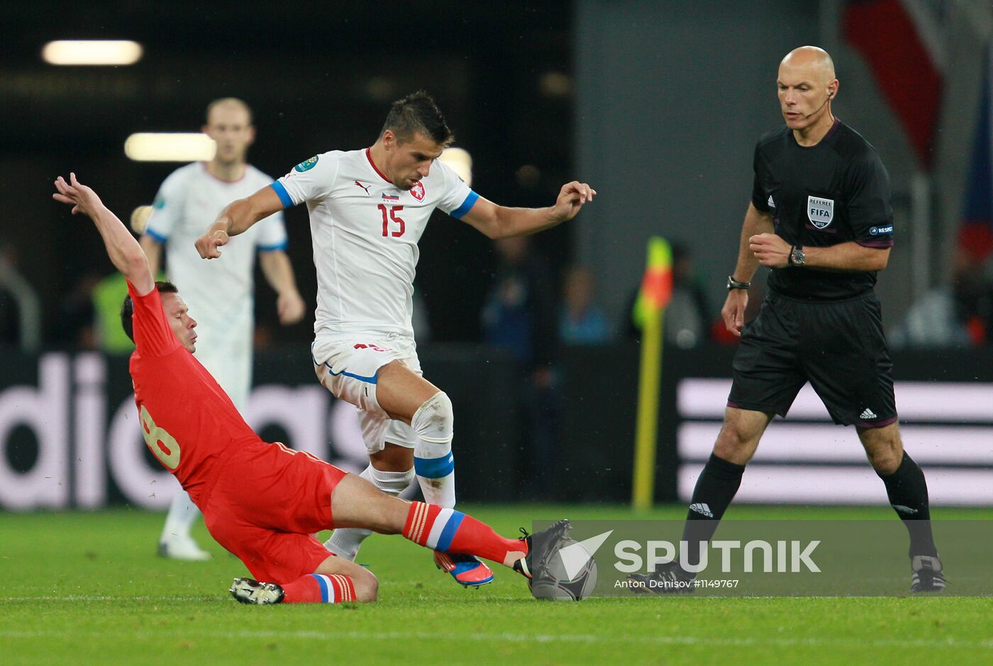 Football Euro 2012. Russia vs. Czech Republic