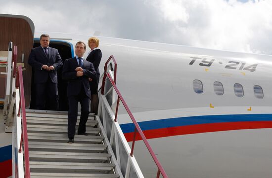 Dmitry Medvedev's working trip to Kazan