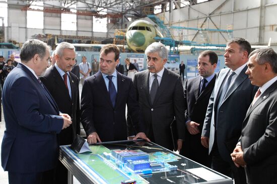 Dmitry Medvedev's working trip to Kazan