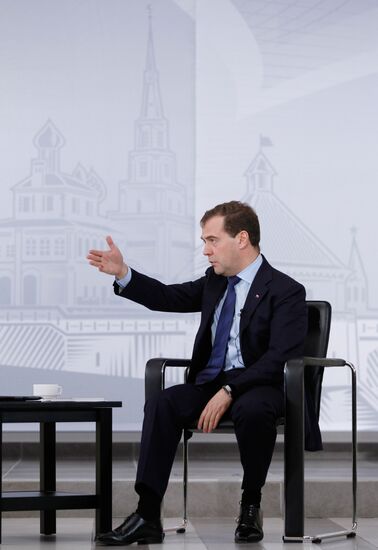 Dmitry Medvedev's working trip to Kazan