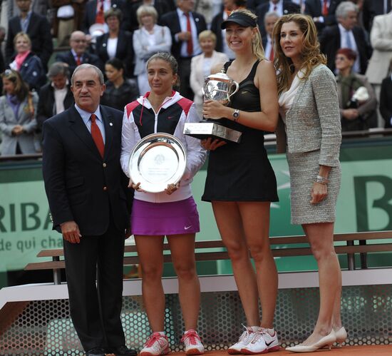 2012 French Open. Women's Final