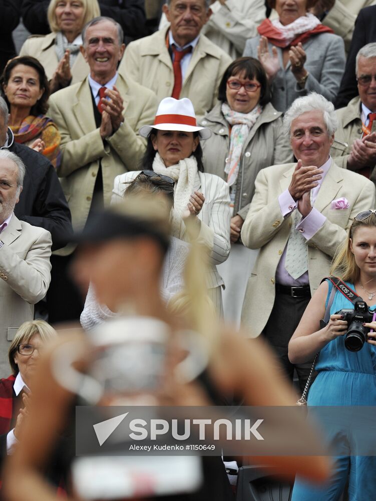 2012 French Open. Women's Final