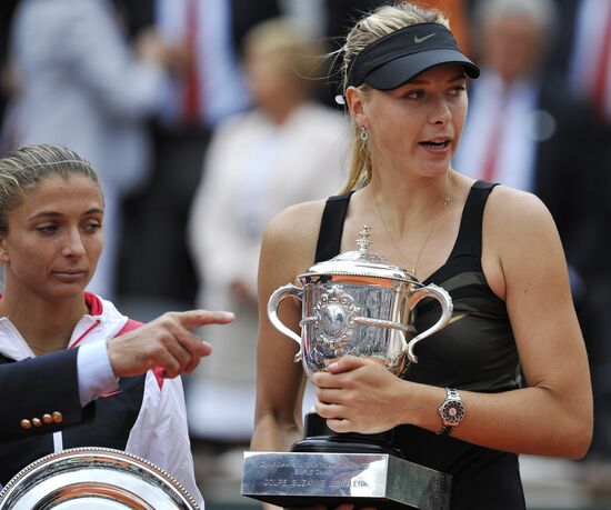 2012 French Open. Women's Final