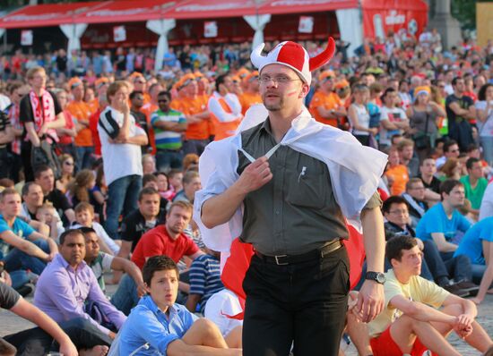 Fan Zone for Euro 2012 in Warsaw