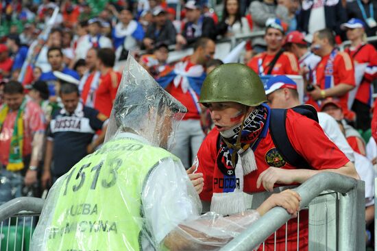 Football. Euro 2012. Russia vs. Czech Republic