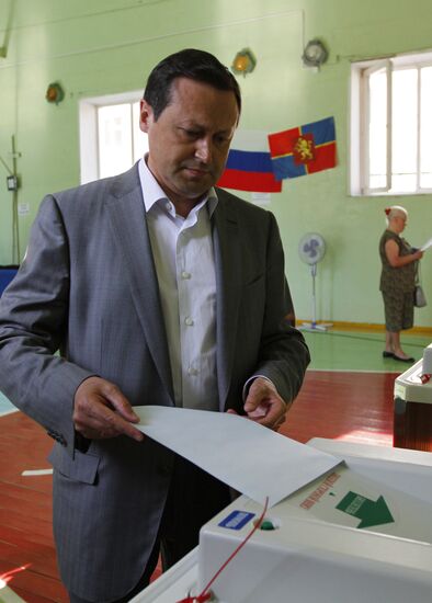 Acting Mayor of Krasnoyarsk at mayoral elections