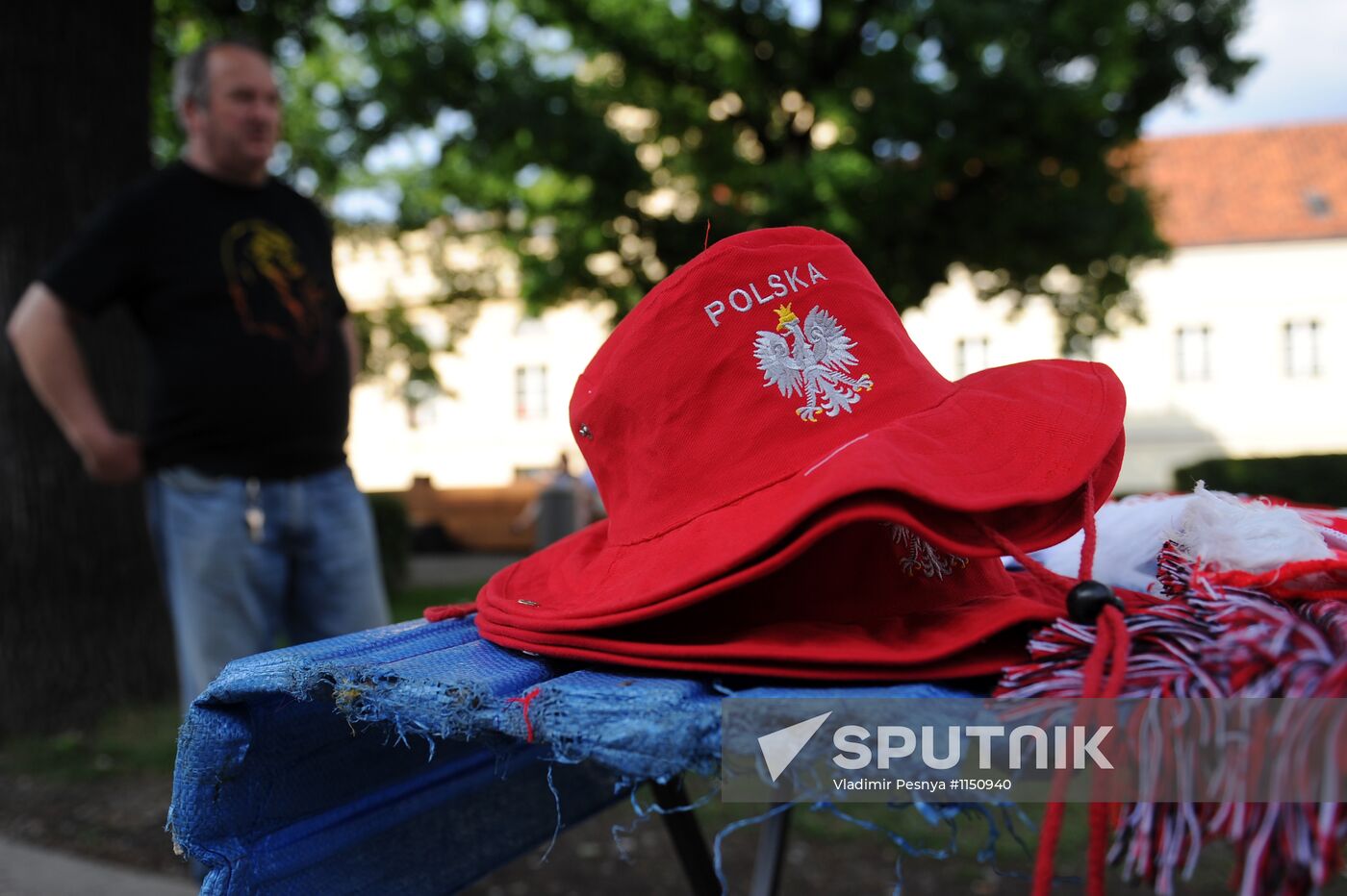 Football insignia sold in Warsaw