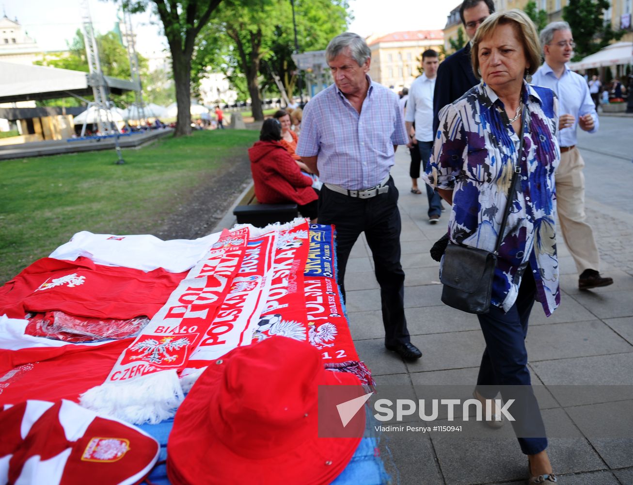 Football insignia sold in Warsaw