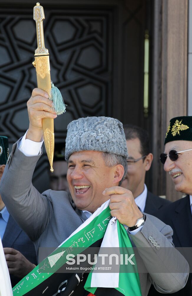 Opening of the White mosque and madrassas complex in Bolgar