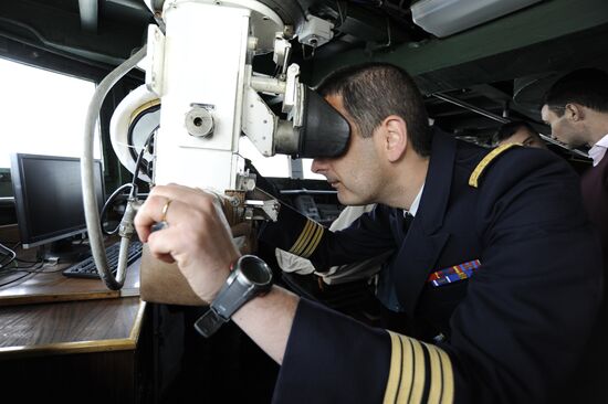 French Navy frigate "De Grasse" makes port visit in Severomorsk