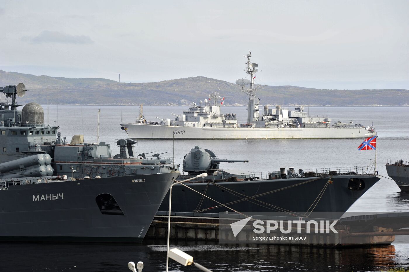 French Navy frigate "De Grasse" makes port visit in Severomorsk