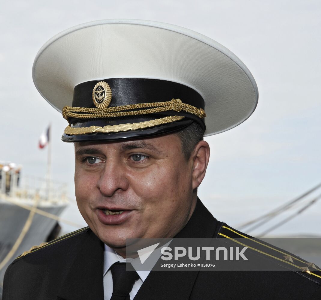 French Navy frigate "De Grasse" makes port visit in Severomorsk