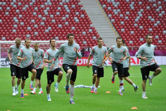 UEFA Euro 2012. Polish team holds training session