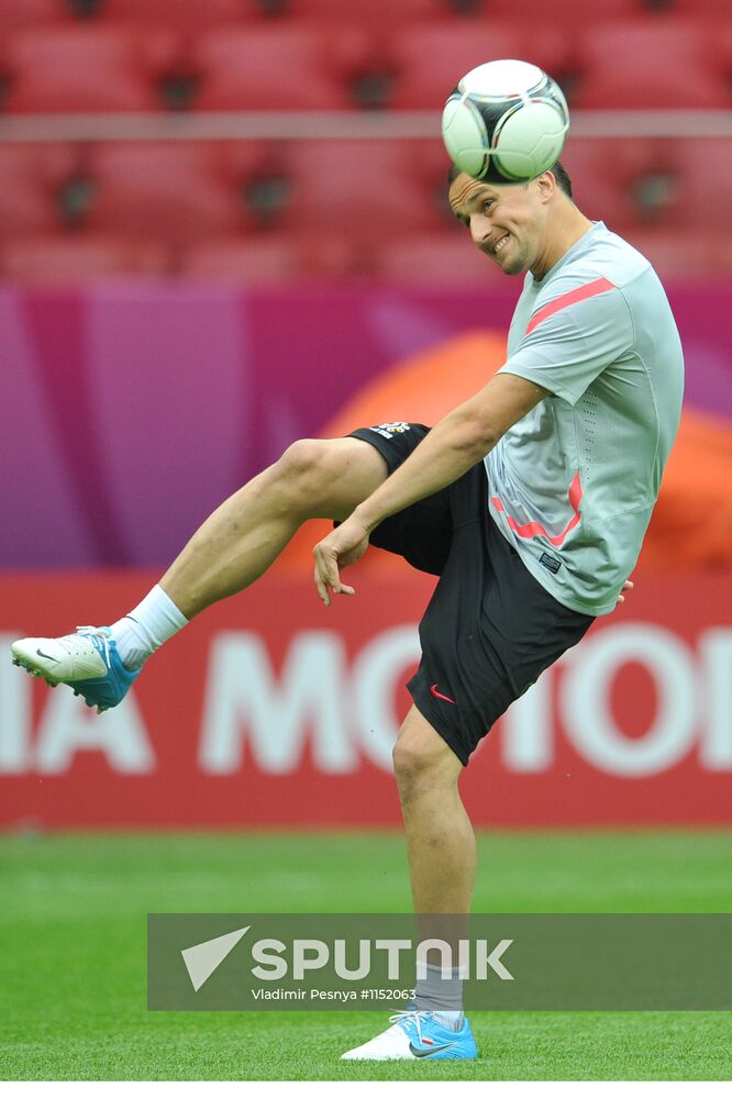 UEFA Euro 2012. Polish team holds training session