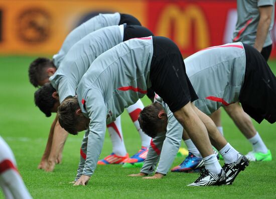 UEFA Euro 2012. Polish team holds training session