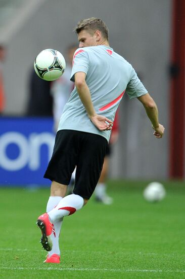 UEFA Euro 2012. Polish team holds training session