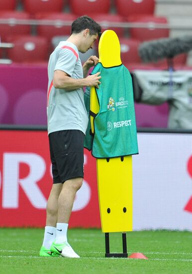 UEFA Euro 2012. Polish team holds training session