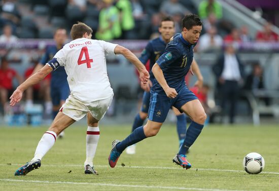 UEFA Euro 2012. France vs. England