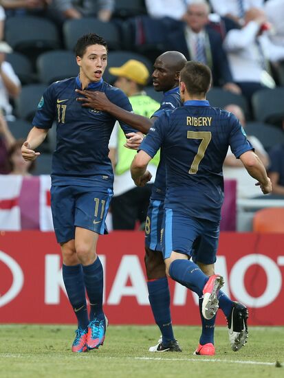 UEFA Euro 2012. France vs. England