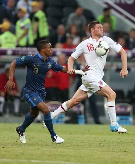 UEFA Euro 2012. France vs. England
