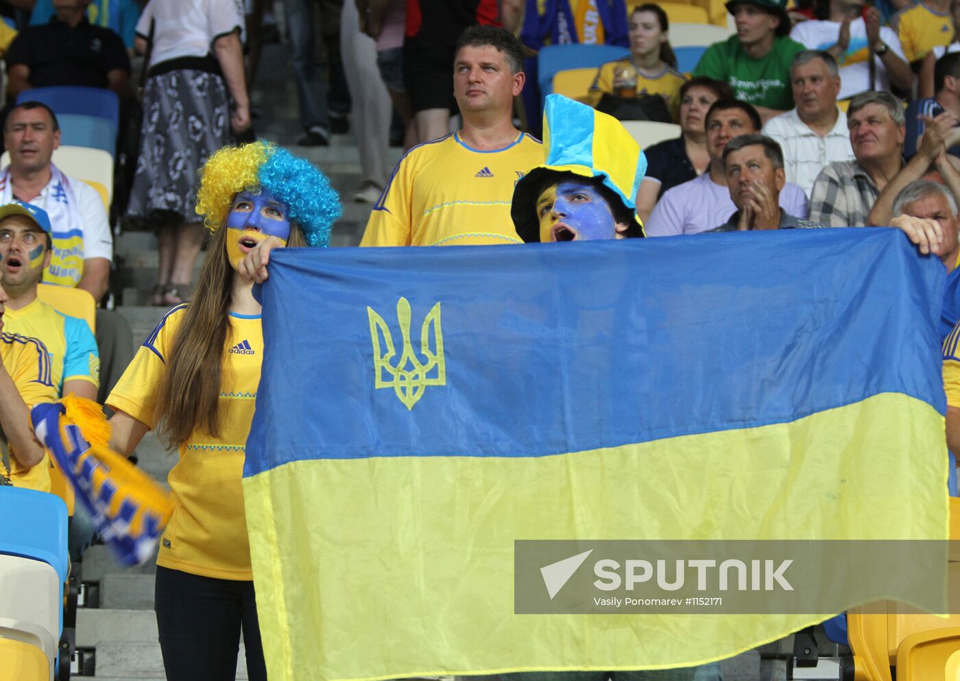 Football Euro 2012. Ukraine vs. Sweden