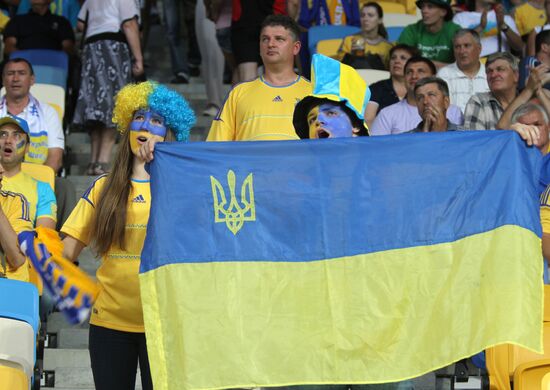 Football Euro 2012. Ukraine vs. Sweden