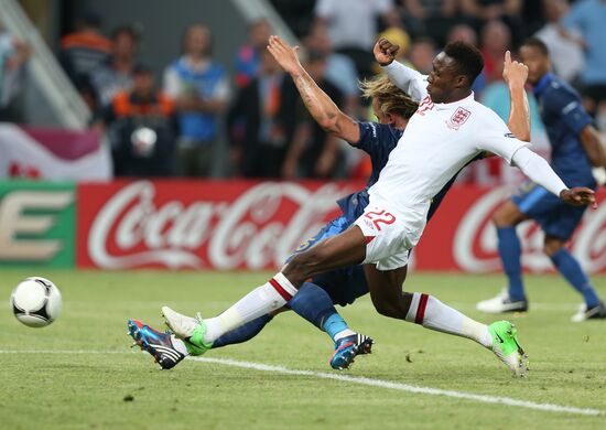 UEFA Euro 2012. France vs. England