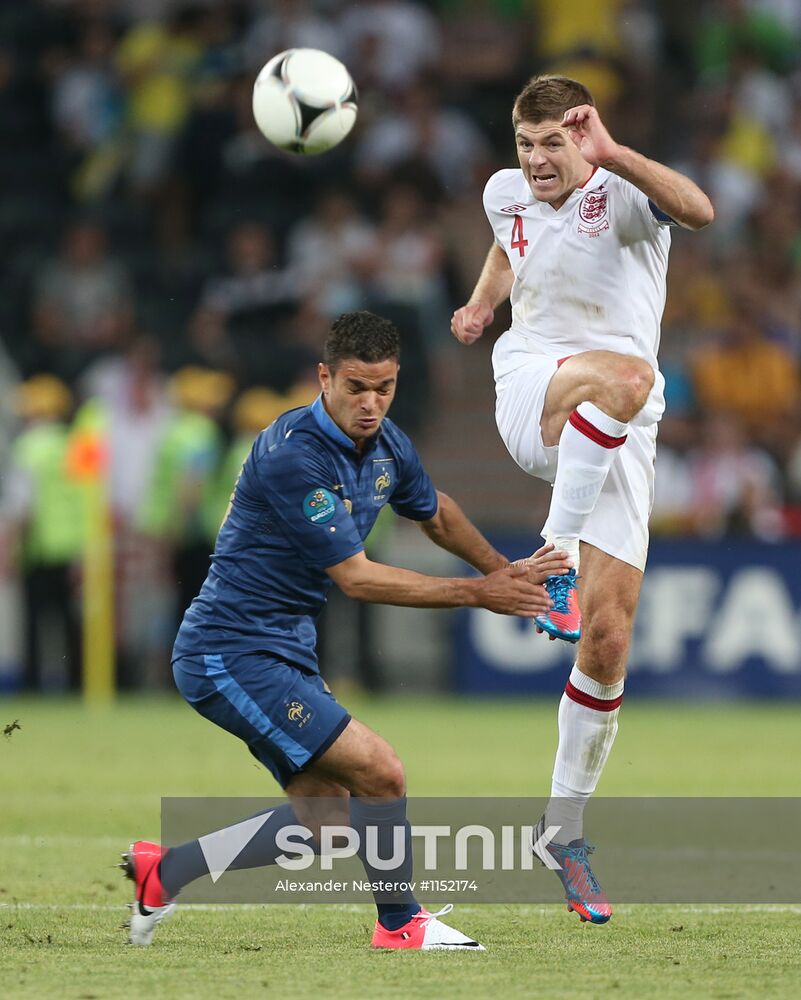 UEFA Euro 2012. France vs. England