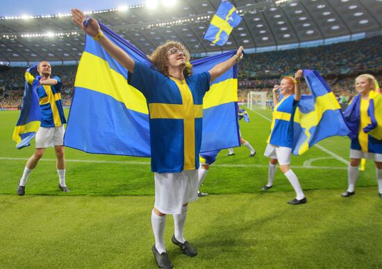Football Euro 2012. Ukraine vs. Sweden