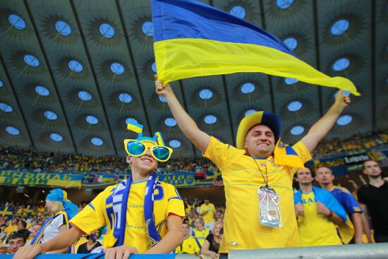 Football Euro 2012. Ukraine vs. Sweden