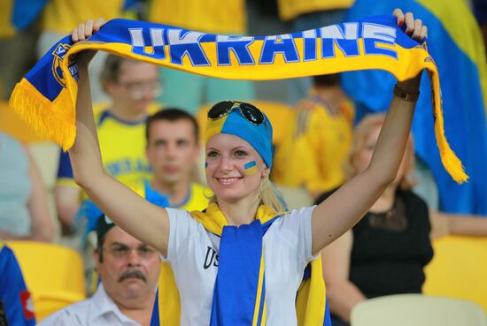 Football Euro 2012. Ukraine vs. Sweden
