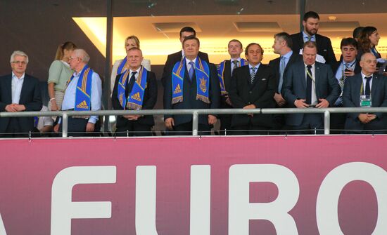 Football Euro 2012. Ukraine vs. Sweden