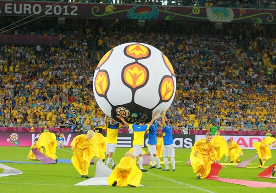 Football Euro 2012. Ukraine vs. Sweden