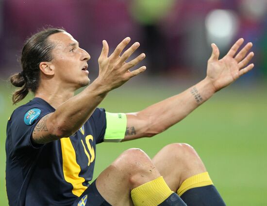 Football Euro 2012. Ukraine vs. Sweden