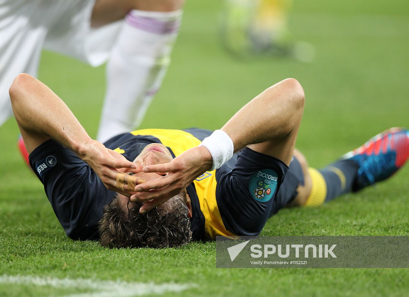 Football Euro 2012. Ukraine vs. Sweden