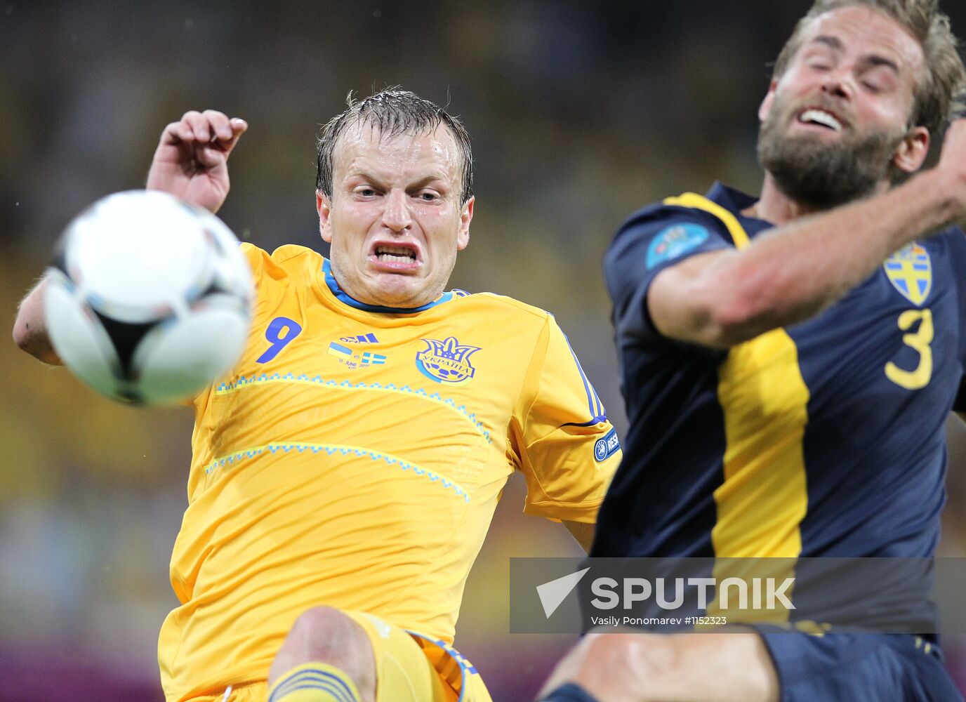 Football Euro 2012. Ukraine vs. Sweden