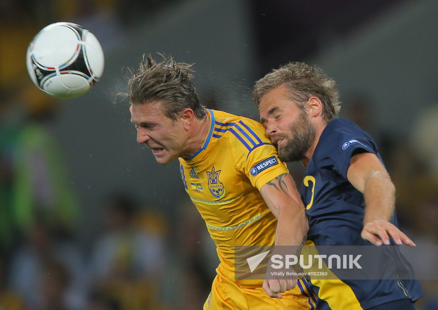 Football Euro 2012. Ukraine vs. Sweden