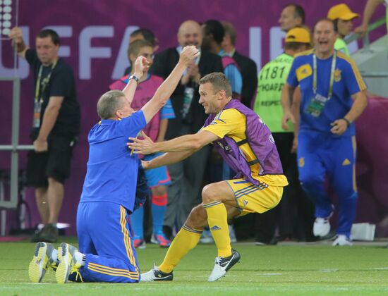 Football Euro 2012. Ukraine vs. Sweden
