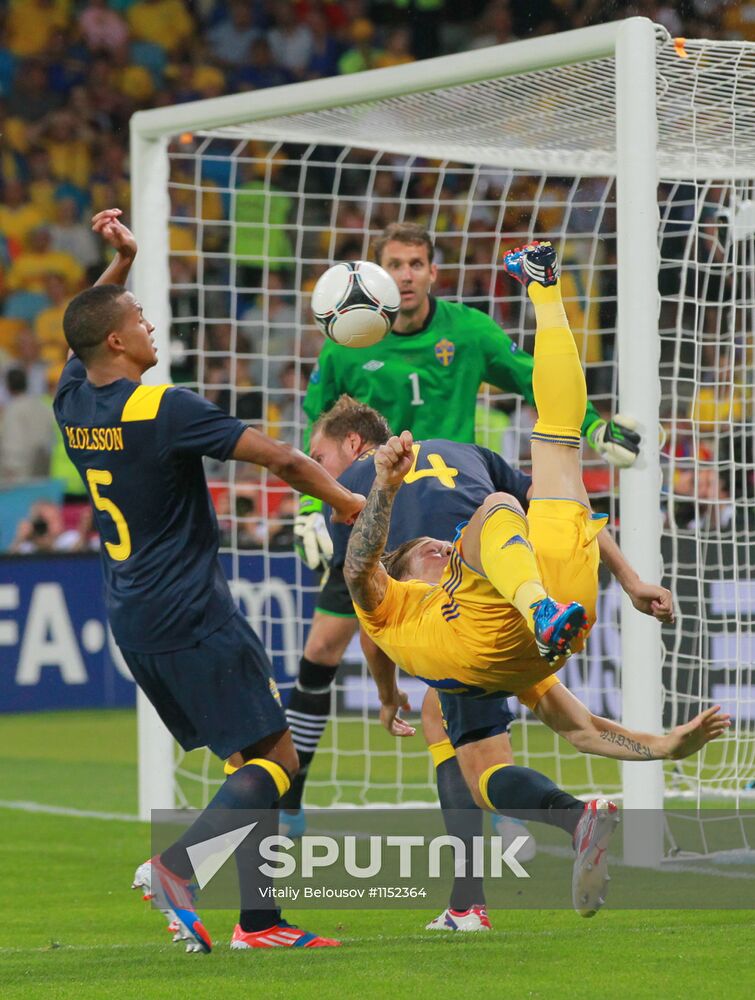 Football Euro 2012. Ukraine vs. Sweden