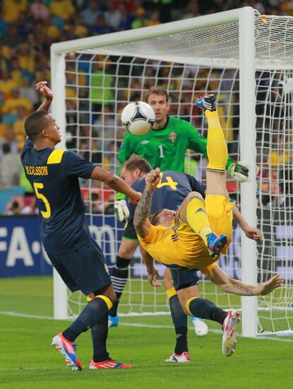 Football Euro 2012. Ukraine vs. Sweden