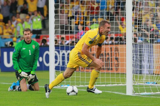 Football Euro 2012. Ukraine vs. Sweden