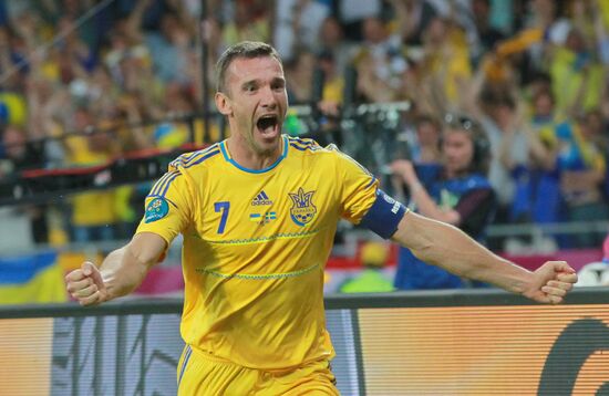Football Euro 2012. Ukraine vs. Sweden