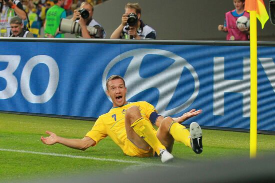 Football Euro 2012. Ukraine vs. Sweden