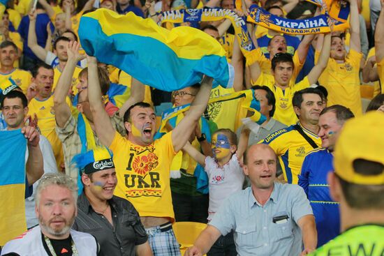 Football Euro 2012. Ukraine vs. Sweden