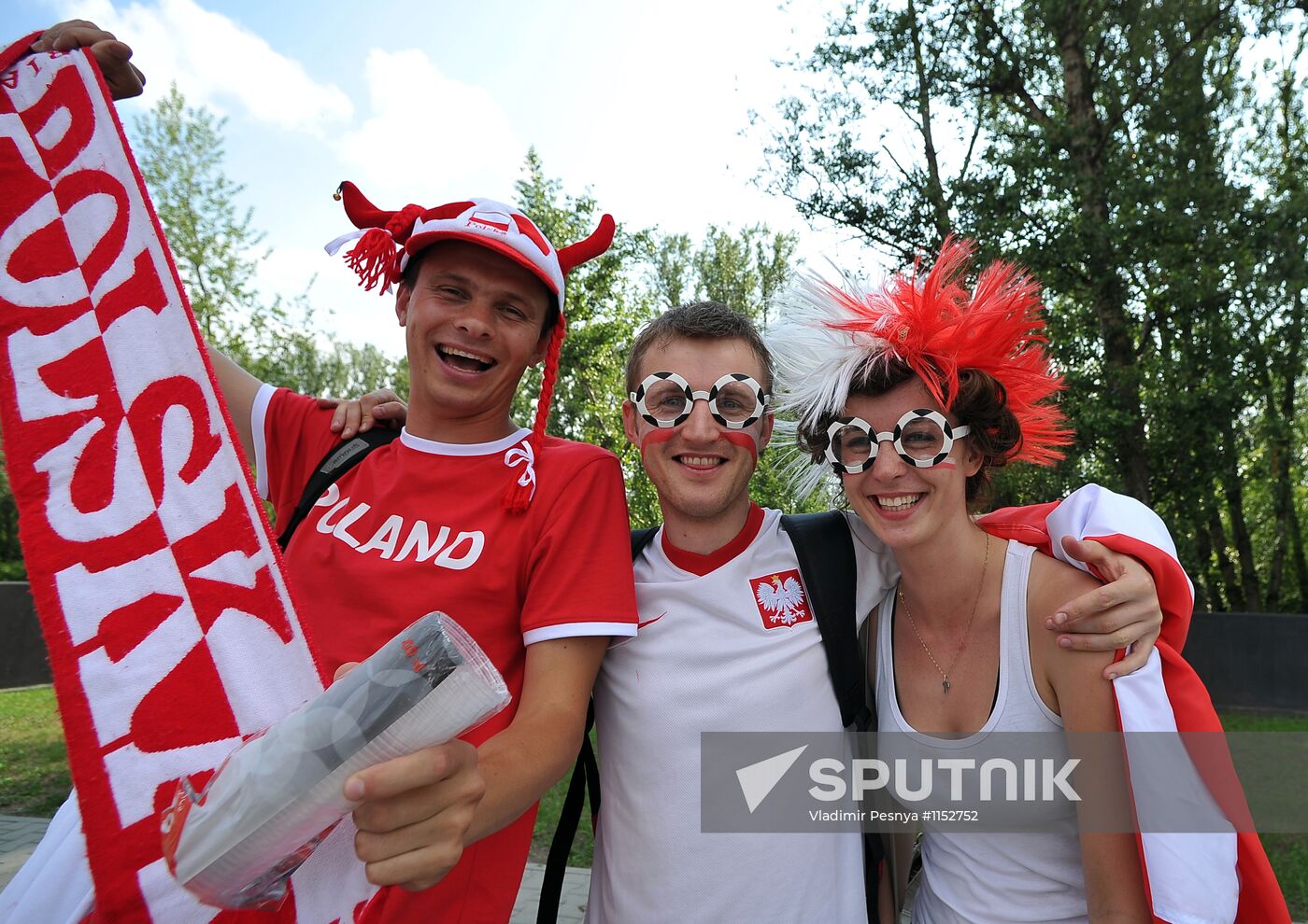 Football. Euro 2012. Poland vs. Russia